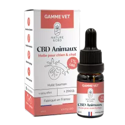 Huile CBD Animaux 5% - chien & chat