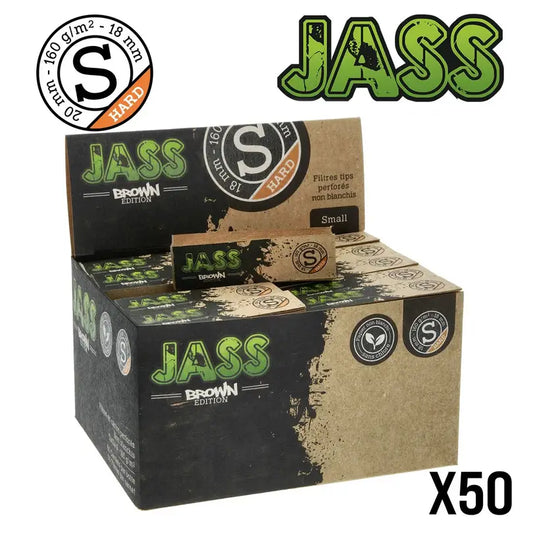 FILTER TIPS JASS HARD BROWN TAILLE S X50