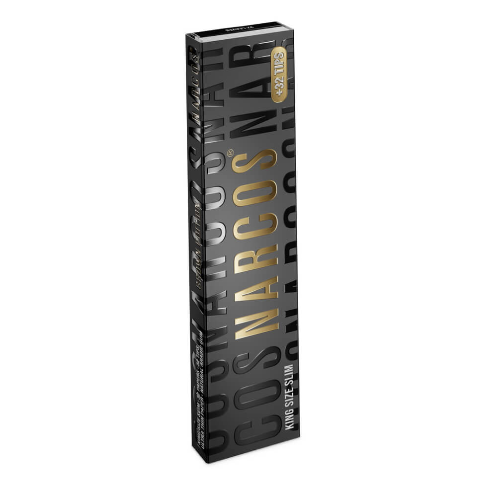 Papiers à rouler Narcos  Brown Edition King Size Slim + Embouts (24 pièces/display)