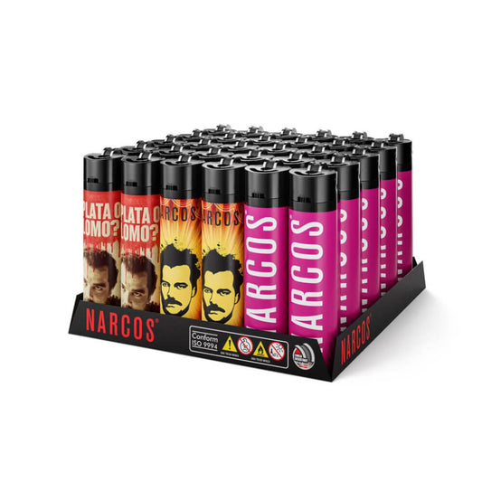 Briquets Narcos Design 1 (30 pièces/display)