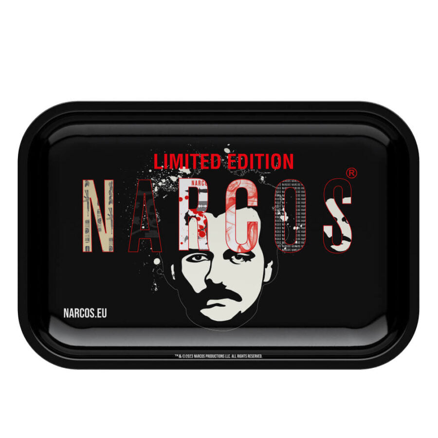 Narcos Steel Rolling Tray noir
