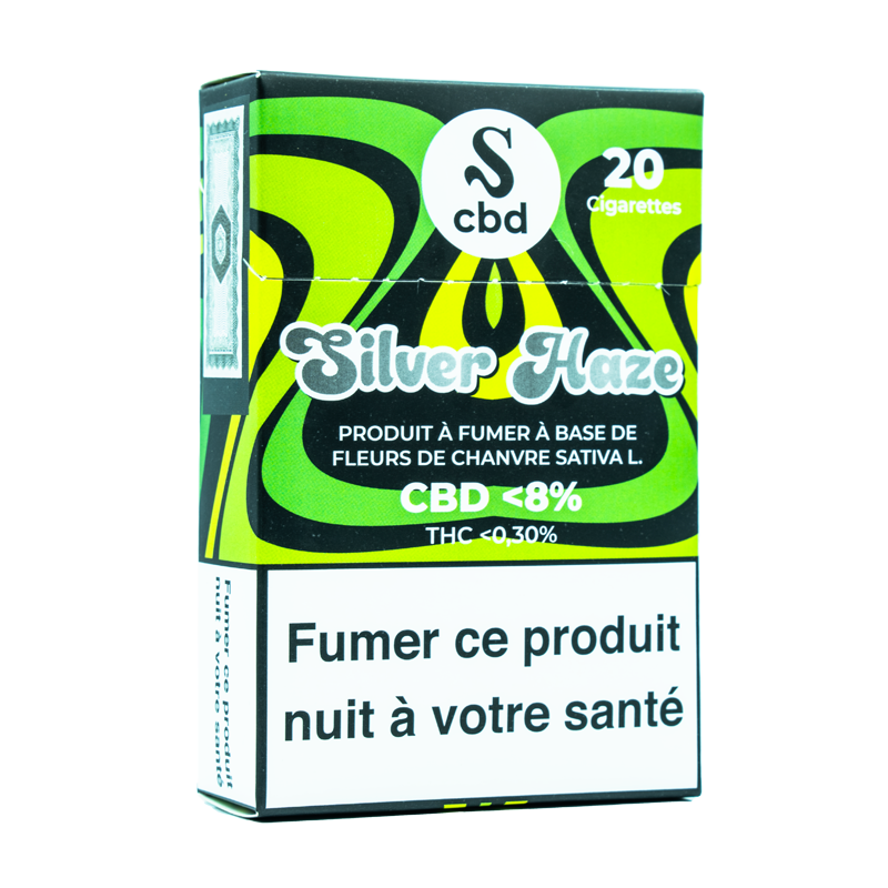 Paquet 20 cigarettes Silver Haze