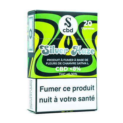 Paquet 20 cigarettes Silver Haze