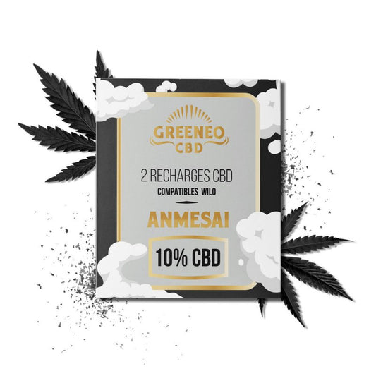 Lot de 2 cartouches à 10% CBD Recharge Anmesai
