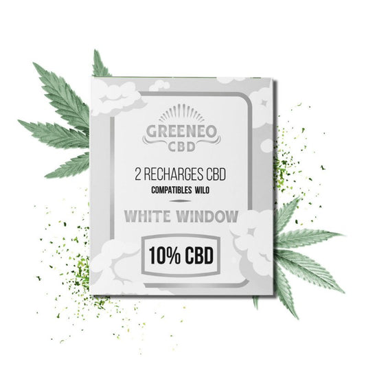 Recharge White Window Lot de 2 cartouches à 10% CBD