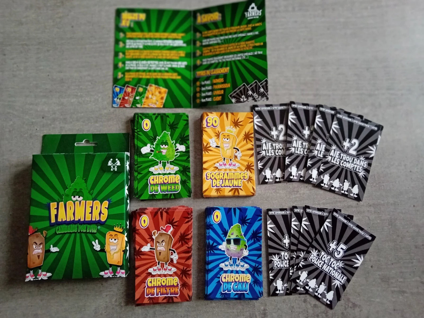 The Farmers jeu de carte dédie au 420