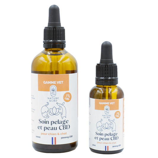Soin peau et pelage CBD 3% - Chien & Chat
