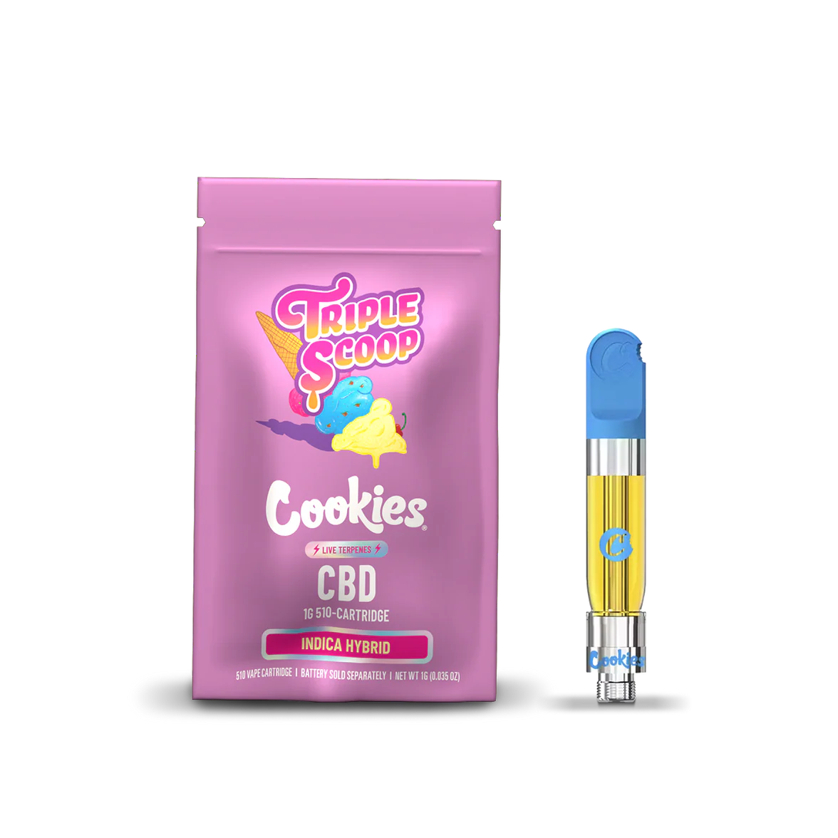 COOKIES CBD TRIPLE SCOOP